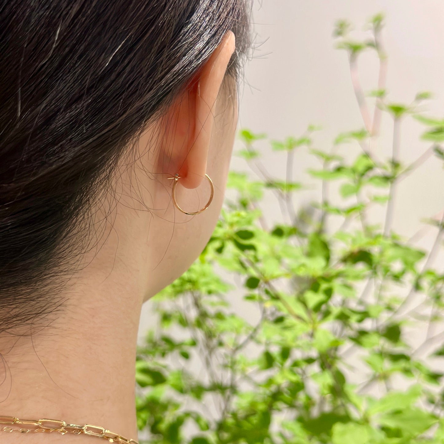 K18 Lich フープ ピアス