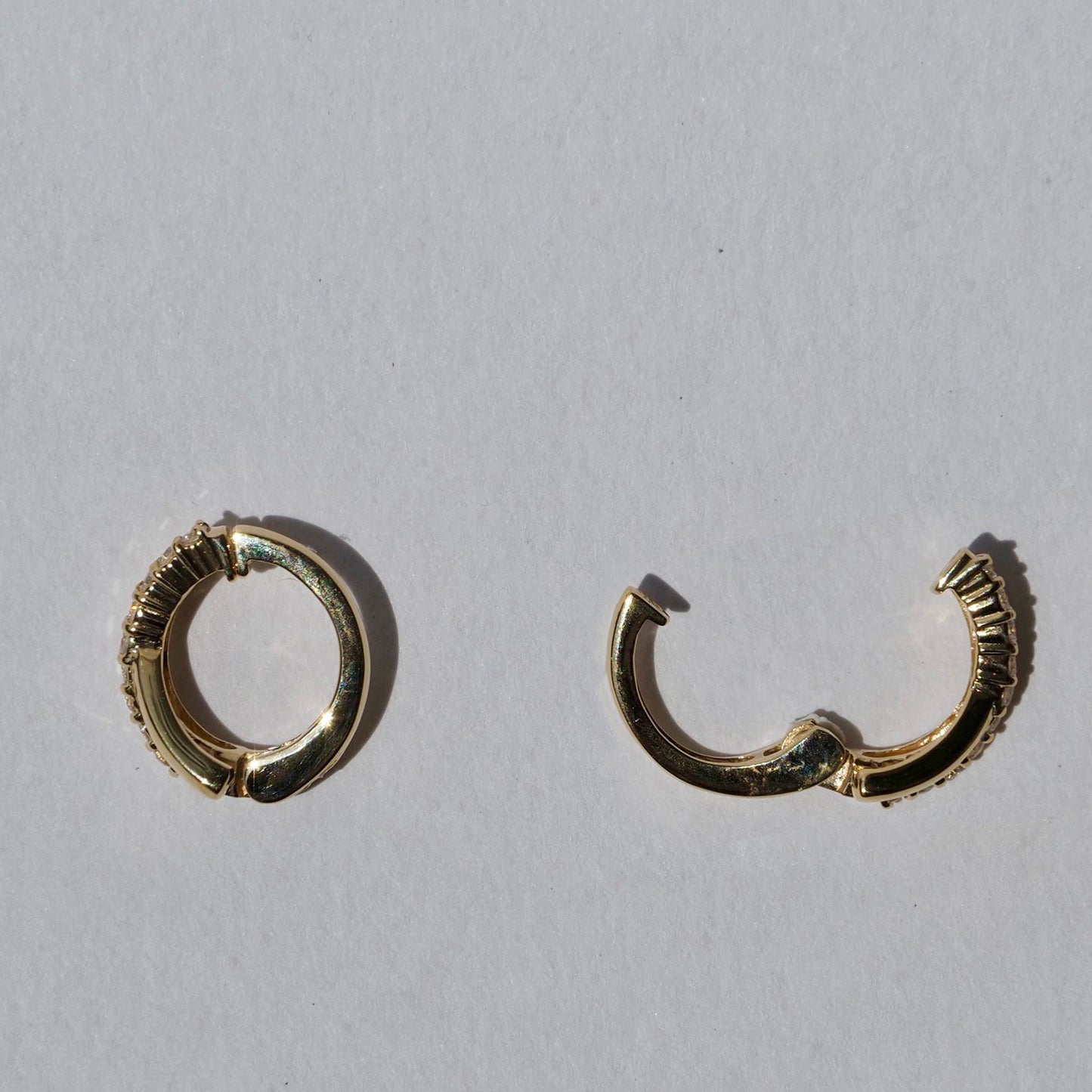 かさねダイヤ ピアリング K18