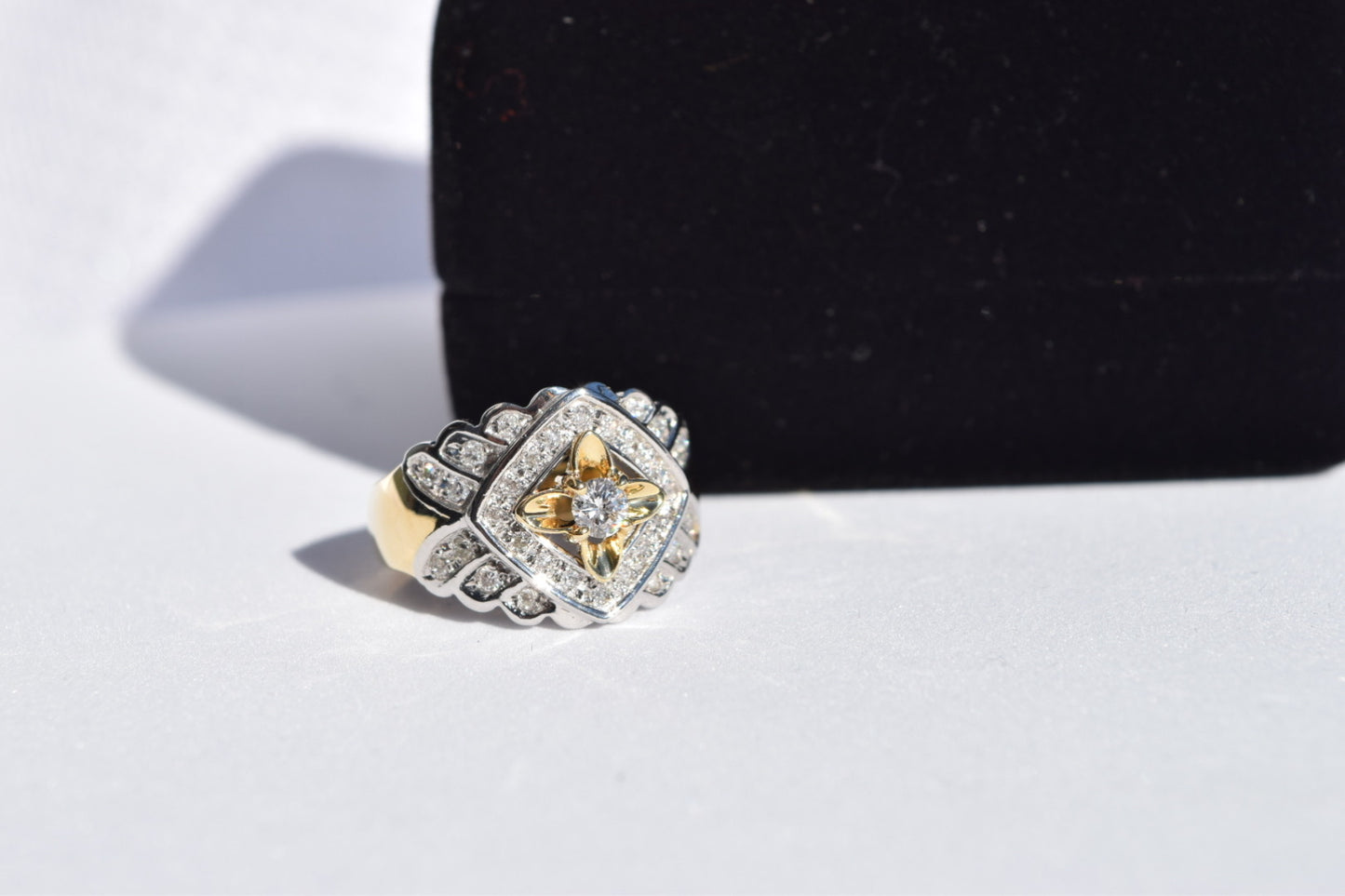 K18 / Pt900 ダイヤリング #12