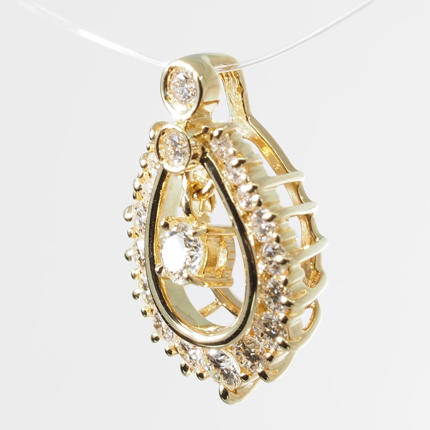 K18 ダイヤモンド ペンダントトップ