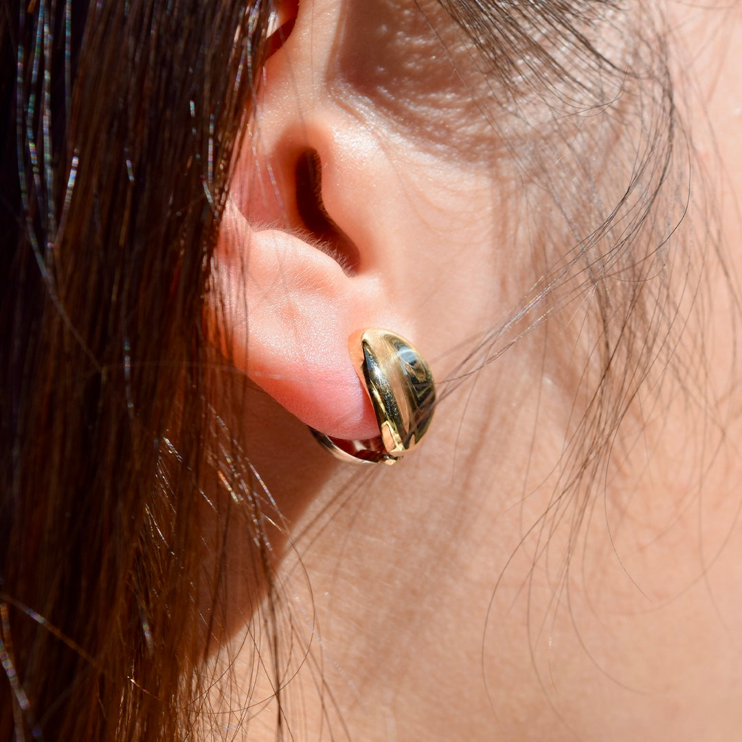 まる ピアリング K18 / Pt900