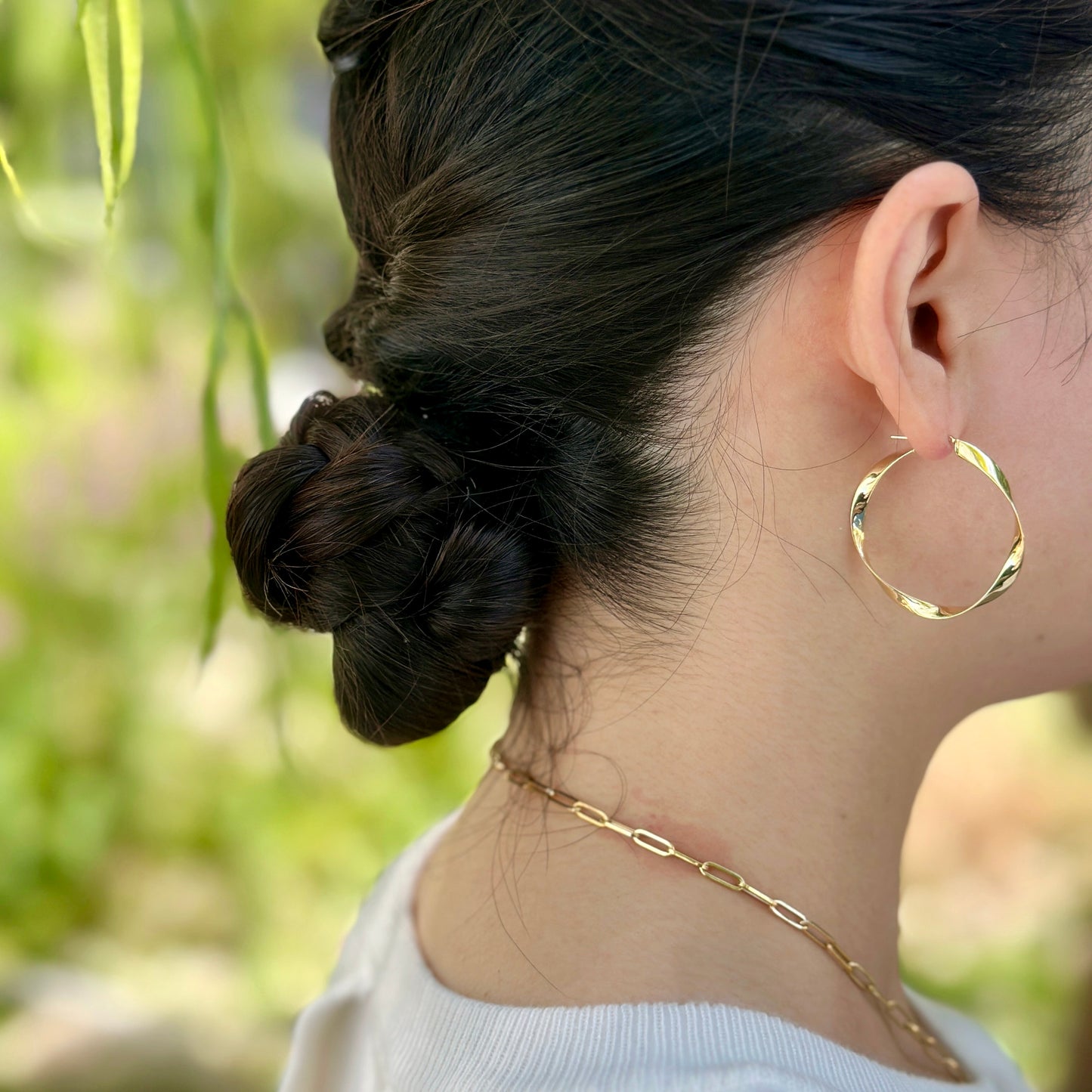 Mare フープ イヤリング L