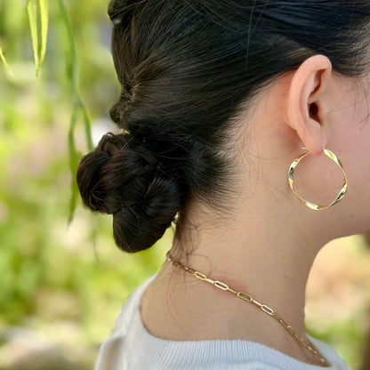 Mare フープ イヤリング L