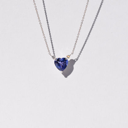K18WG タンザナイト ネックレス
