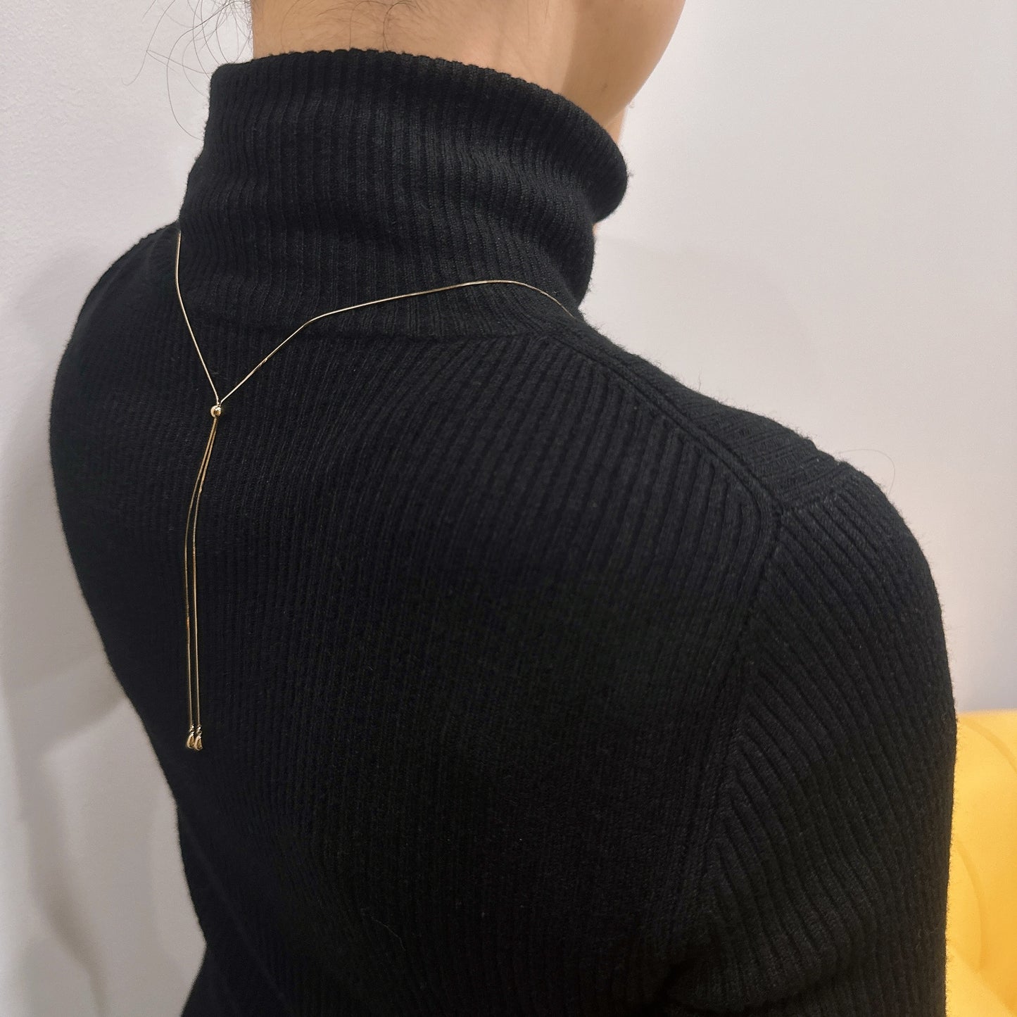 K18 メルティーチェーン ロングネックレス 70cm