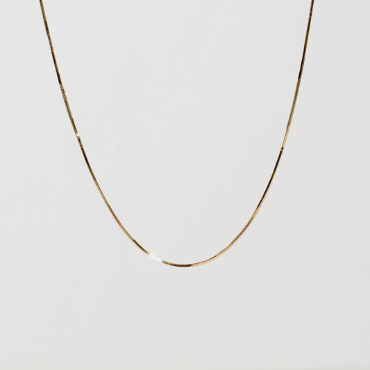 K18 メルティーチェーン ネックレス 40cm（スライドアジャスター付）