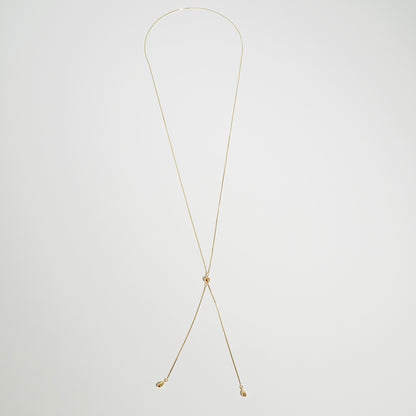 K18 メルティーチェーン ロングネックレス 70cm