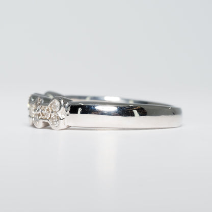 Pt900 リボンダイヤリング #7