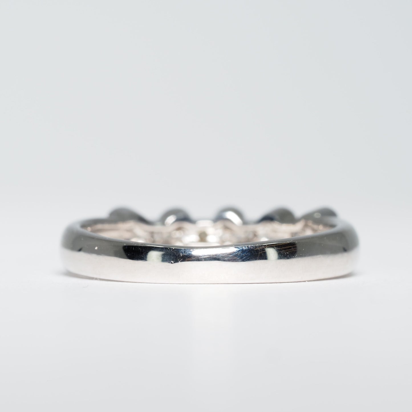 Pt900 リボンダイヤリング #7