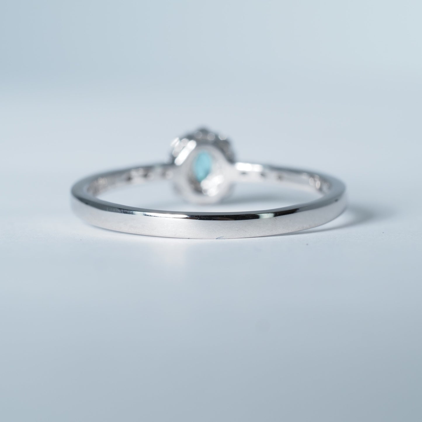 Pt950 パライバトルマリン リング #13