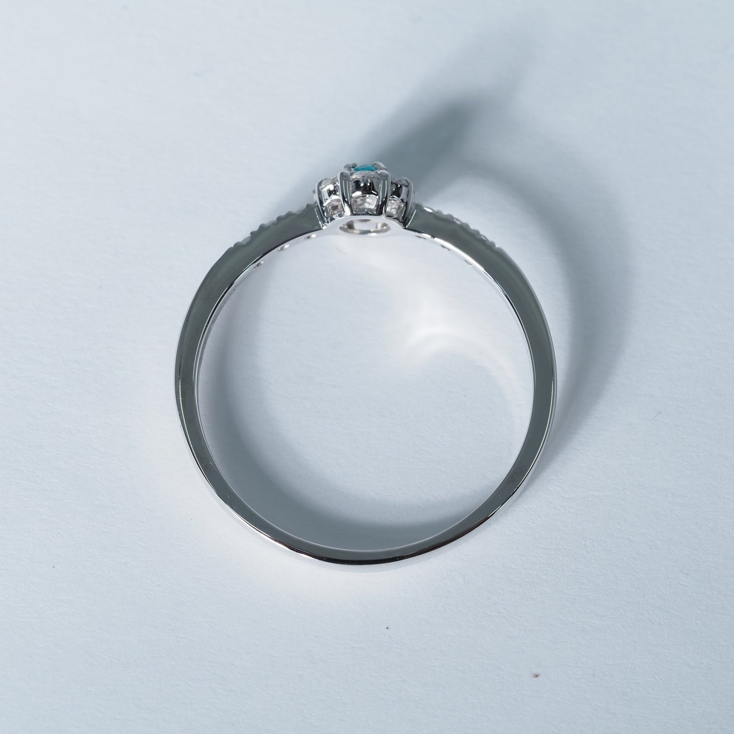 Pt950 パライバトルマリン リング #13