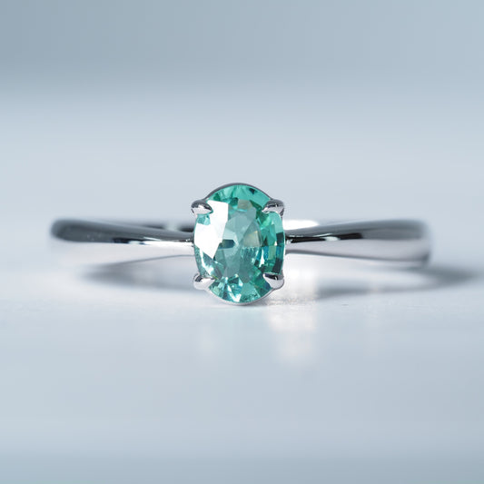 K18WG トルマリン リング #13