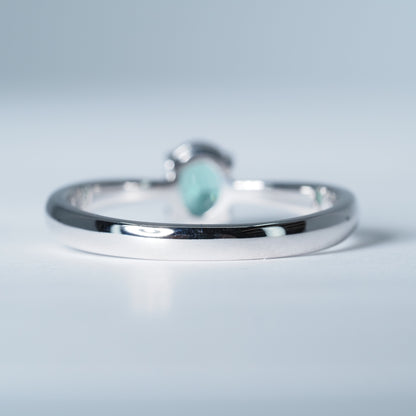 K18WG トルマリン リング #13