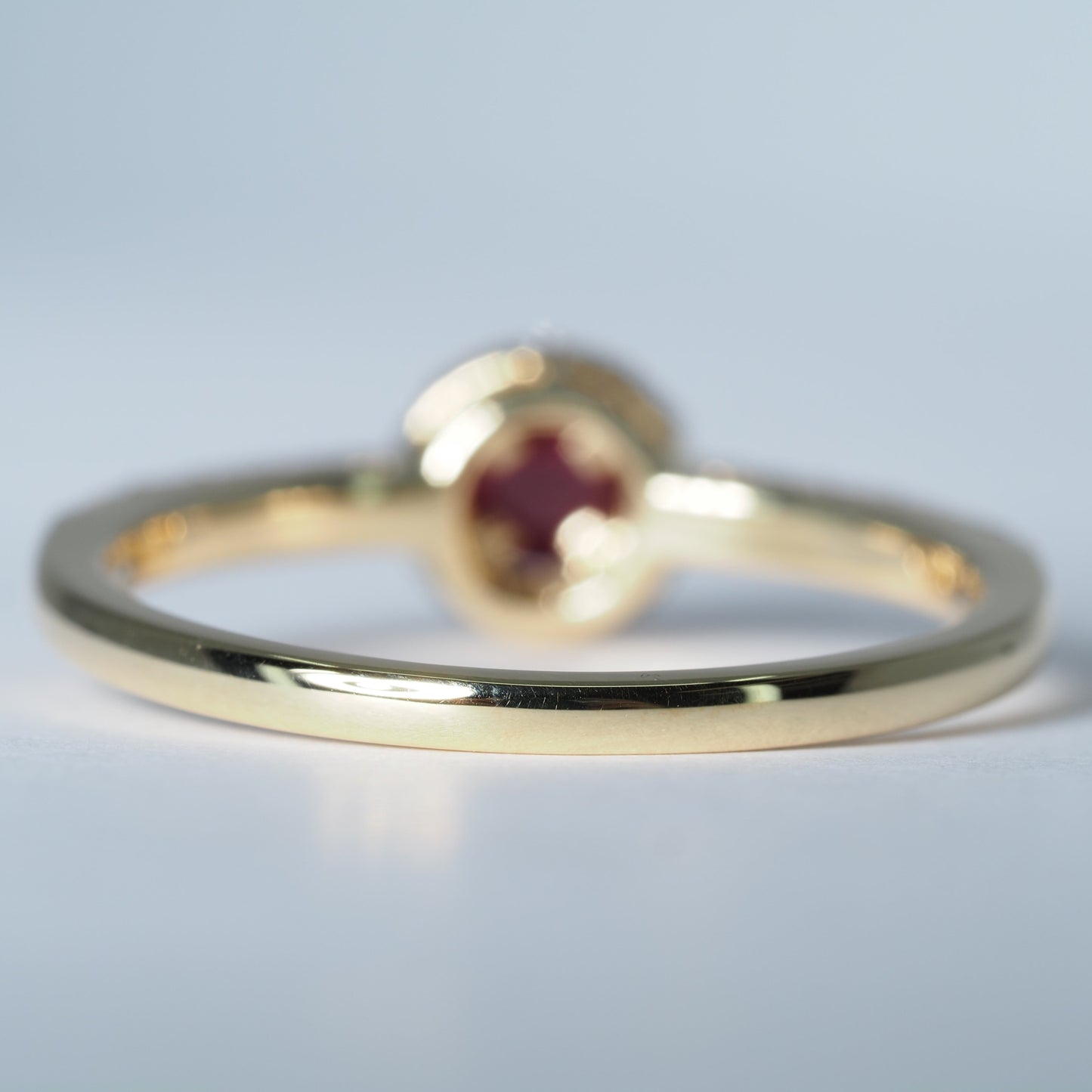 K18 ルビー ダイヤ リング #14