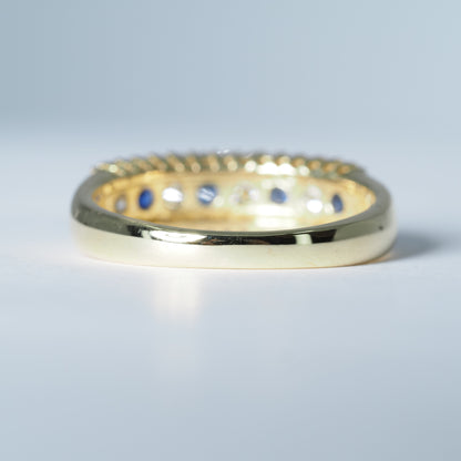 K18 サファイア ダイヤ リング #14