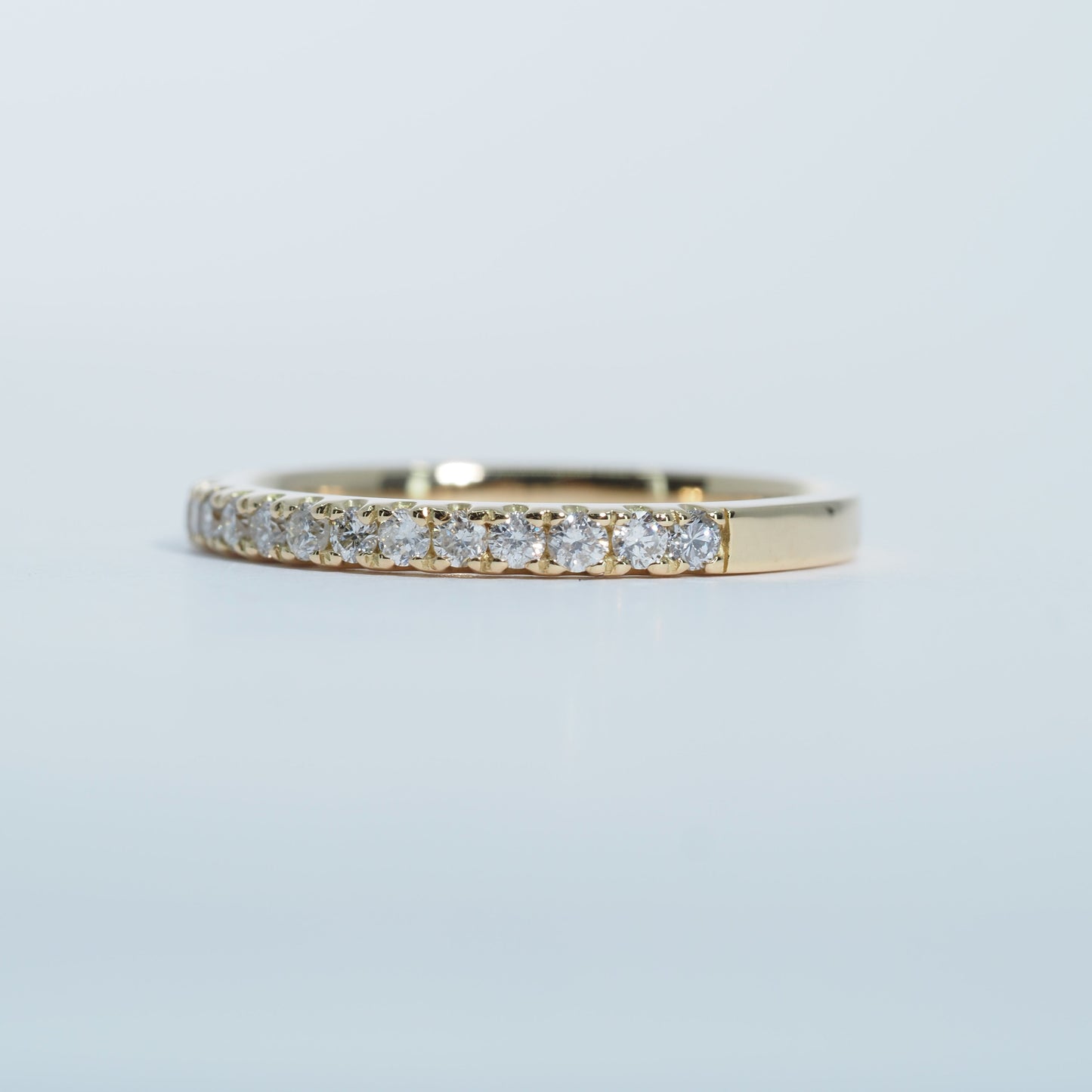 K18 ハーフエタニティ ダイヤ リング #10