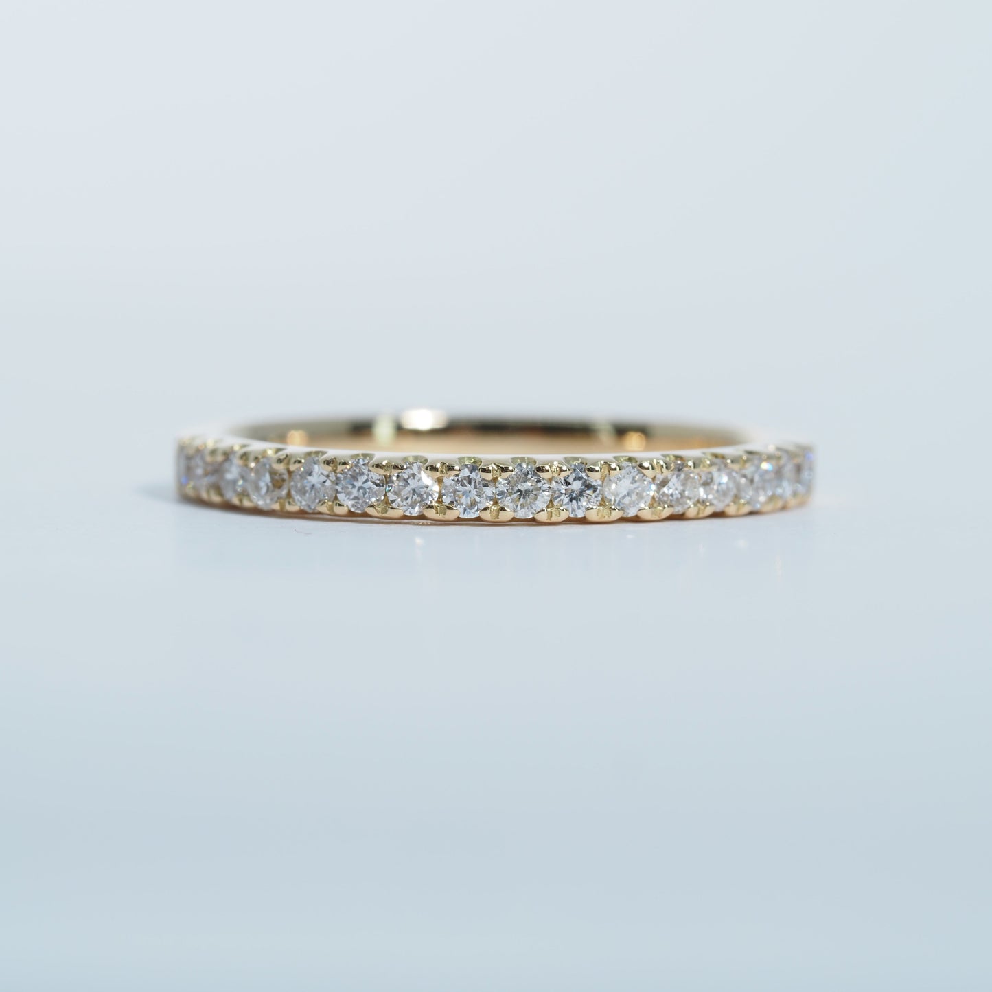 K18 ハーフエタニティ ダイヤ リング #10