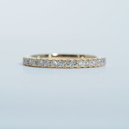 K18 ハーフエタニティ ダイヤ リング #10