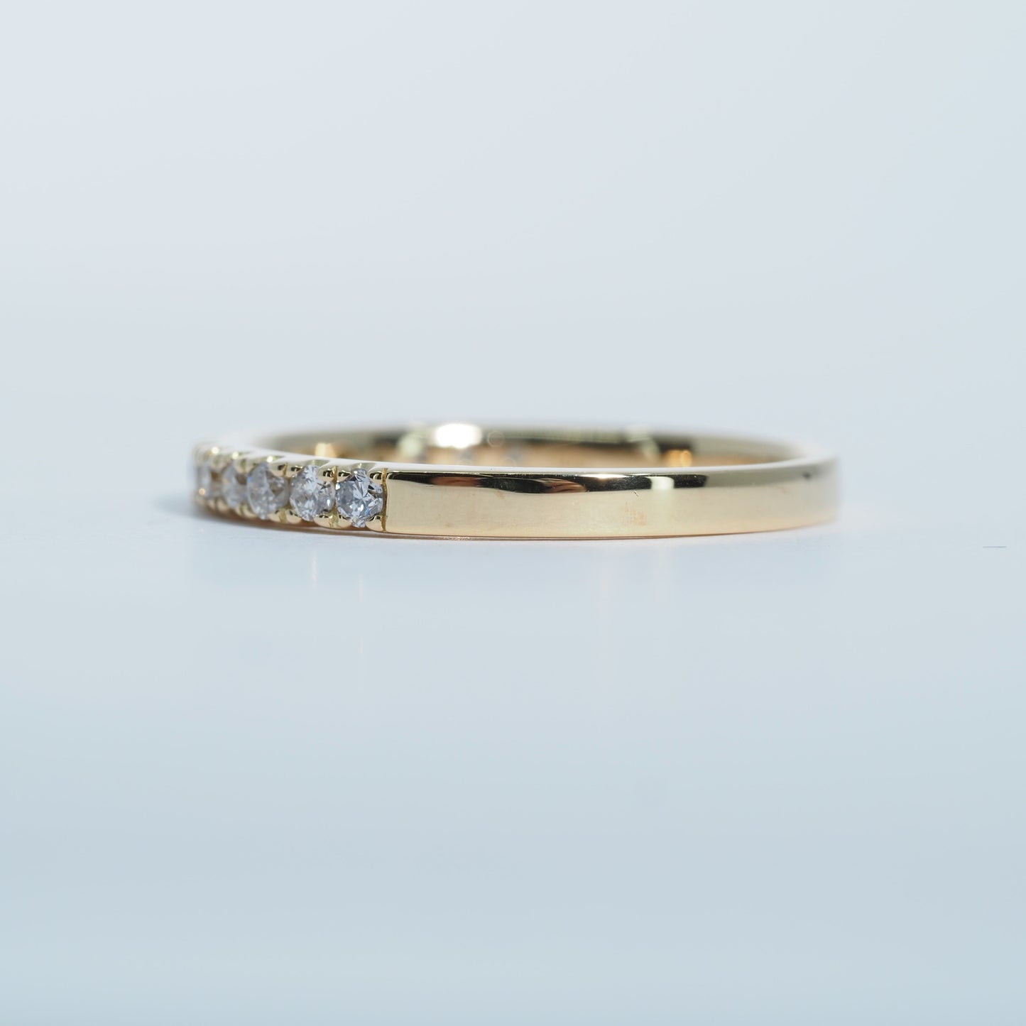 K18 ハーフエタニティ ダイヤ リング #10