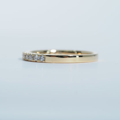 K18 ハーフエタニティ ダイヤ リング #10
