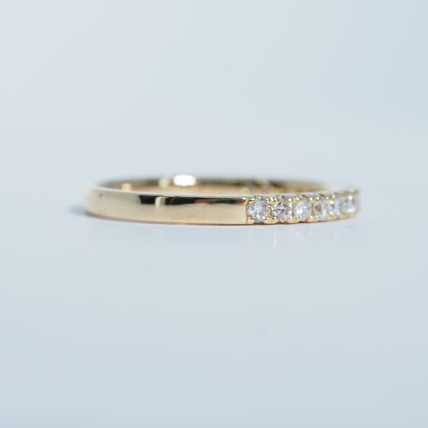 K18 ハーフエタニティ ダイヤ リング #10