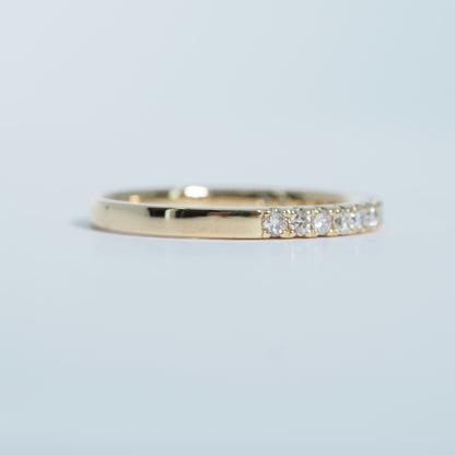 K18 ハーフエタニティ ダイヤ リング #10