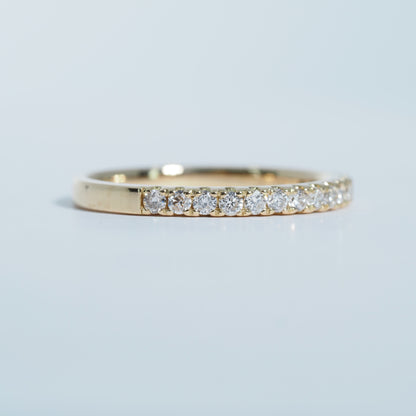 K18 ハーフエタニティ ダイヤ リング #10