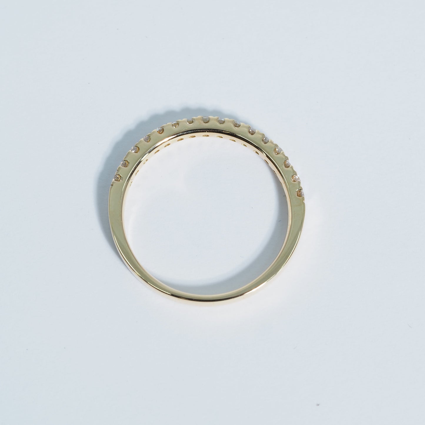 K18 ハーフエタニティ ダイヤ リング #10