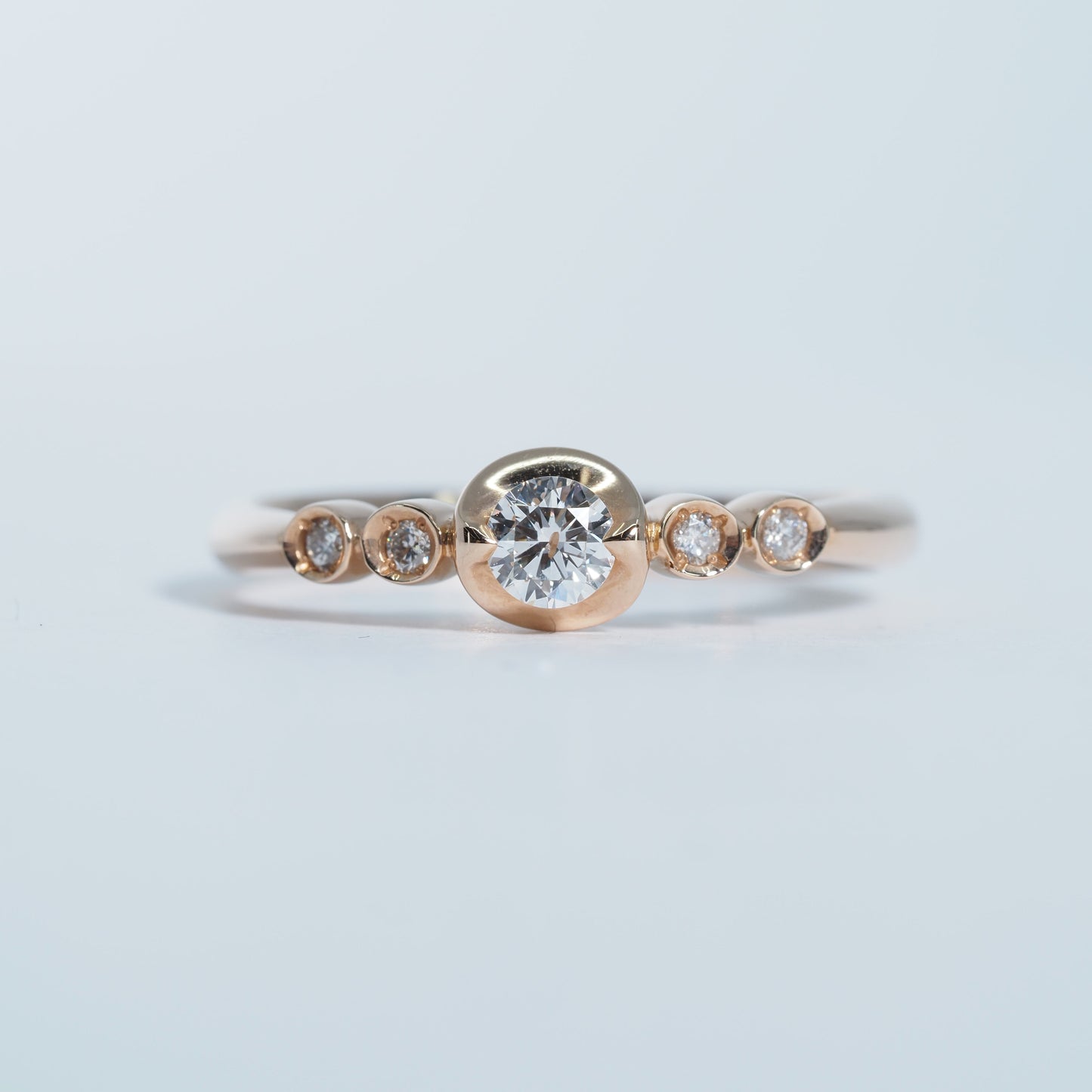 K18 ベゼル リング #13