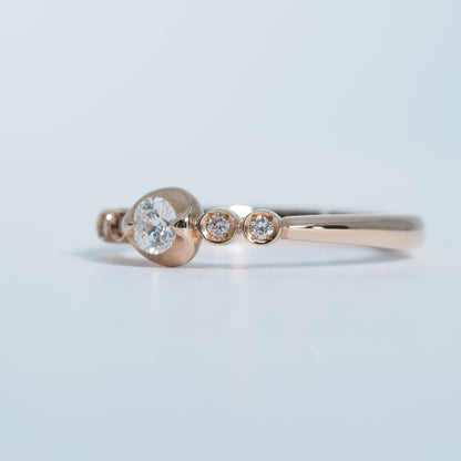 K18 ベゼル リング #13