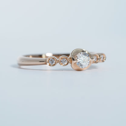 K18 ベゼル リング #13