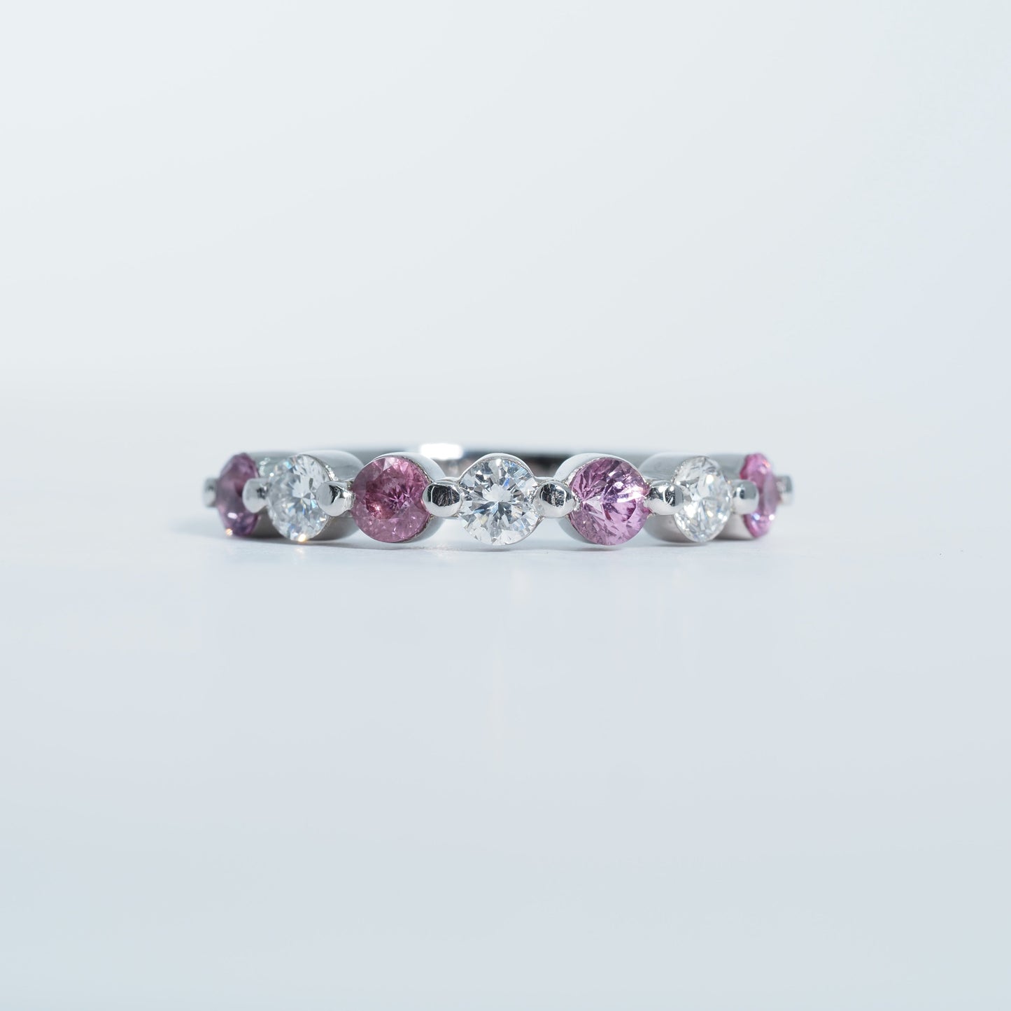 Pt900 ピンクサファイア リング #11