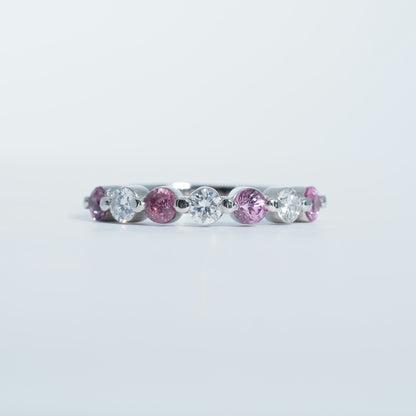 Pt900 ピンクサファイア リング #11