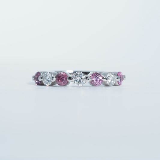 Pt900 ピンクサファイア リング #11