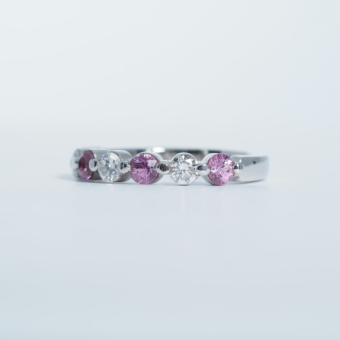 Pt900 ピンクサファイア リング #11