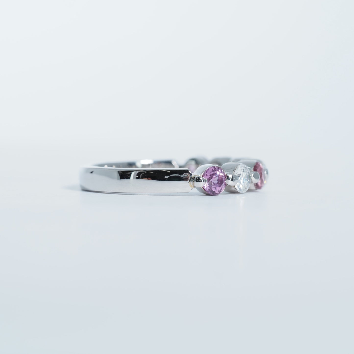 Pt900 ピンクサファイア リング #11