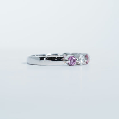 Pt900 ピンクサファイア リング #11