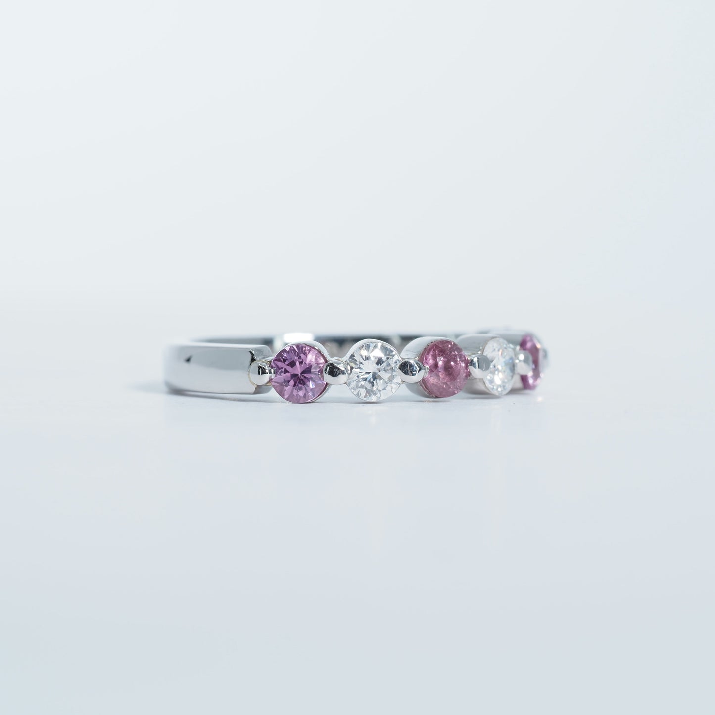 Pt900 ピンクサファイア リング #11