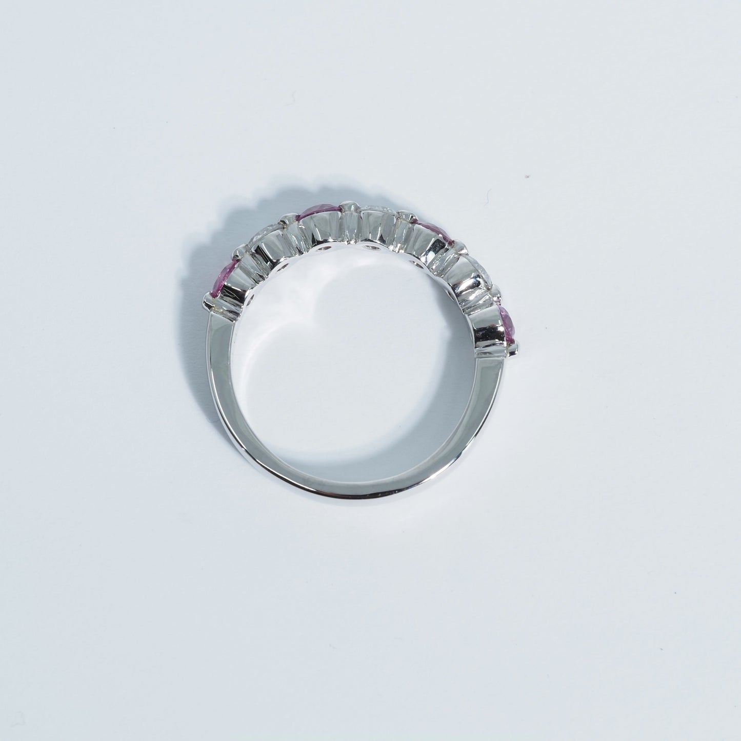 Pt900 ピンクサファイア リング #11