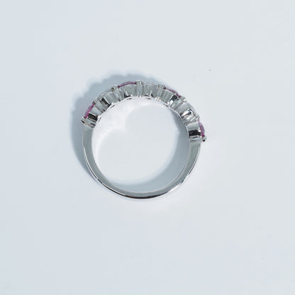 Pt900 ピンクサファイア リング #11