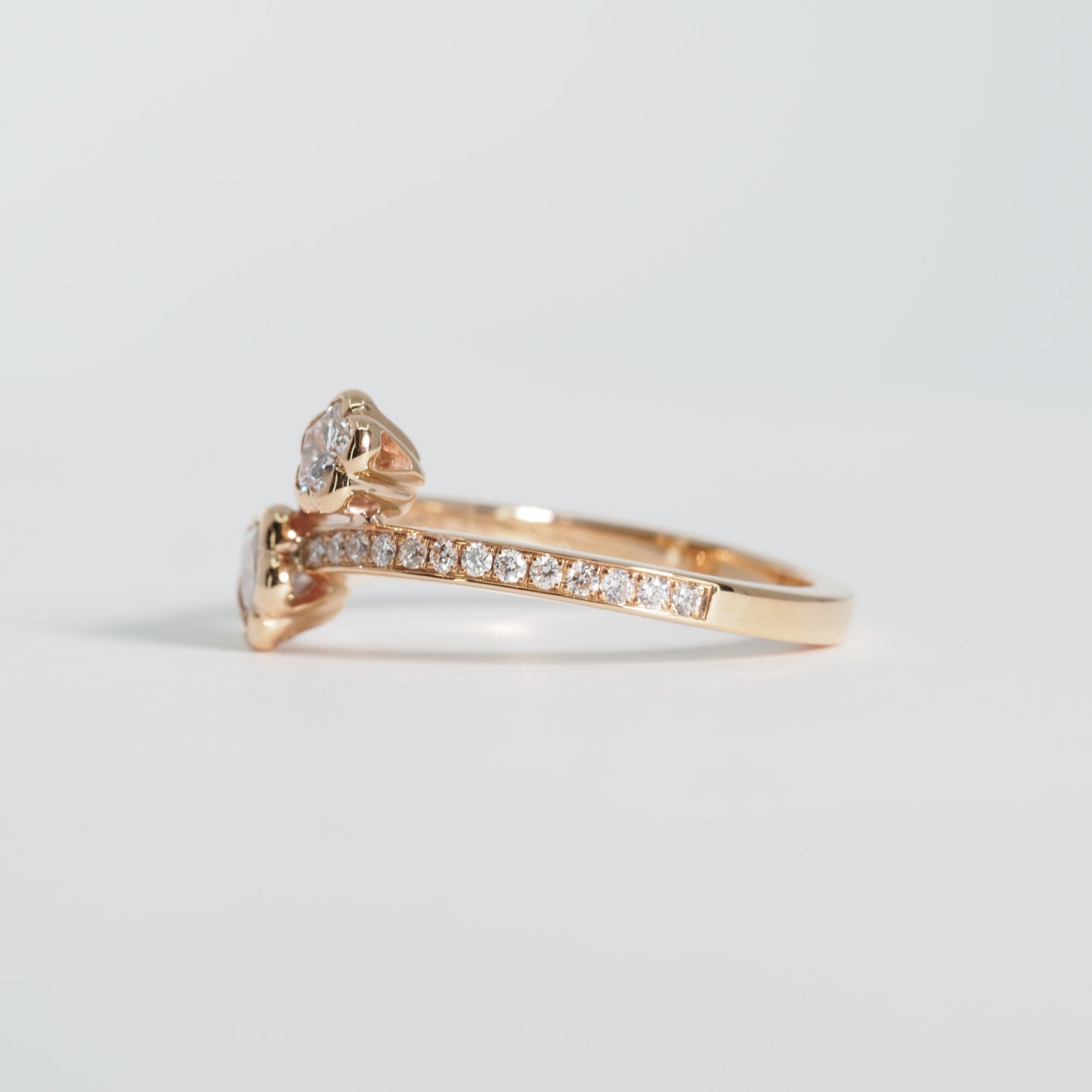 K18 クロス フラワー リング #11