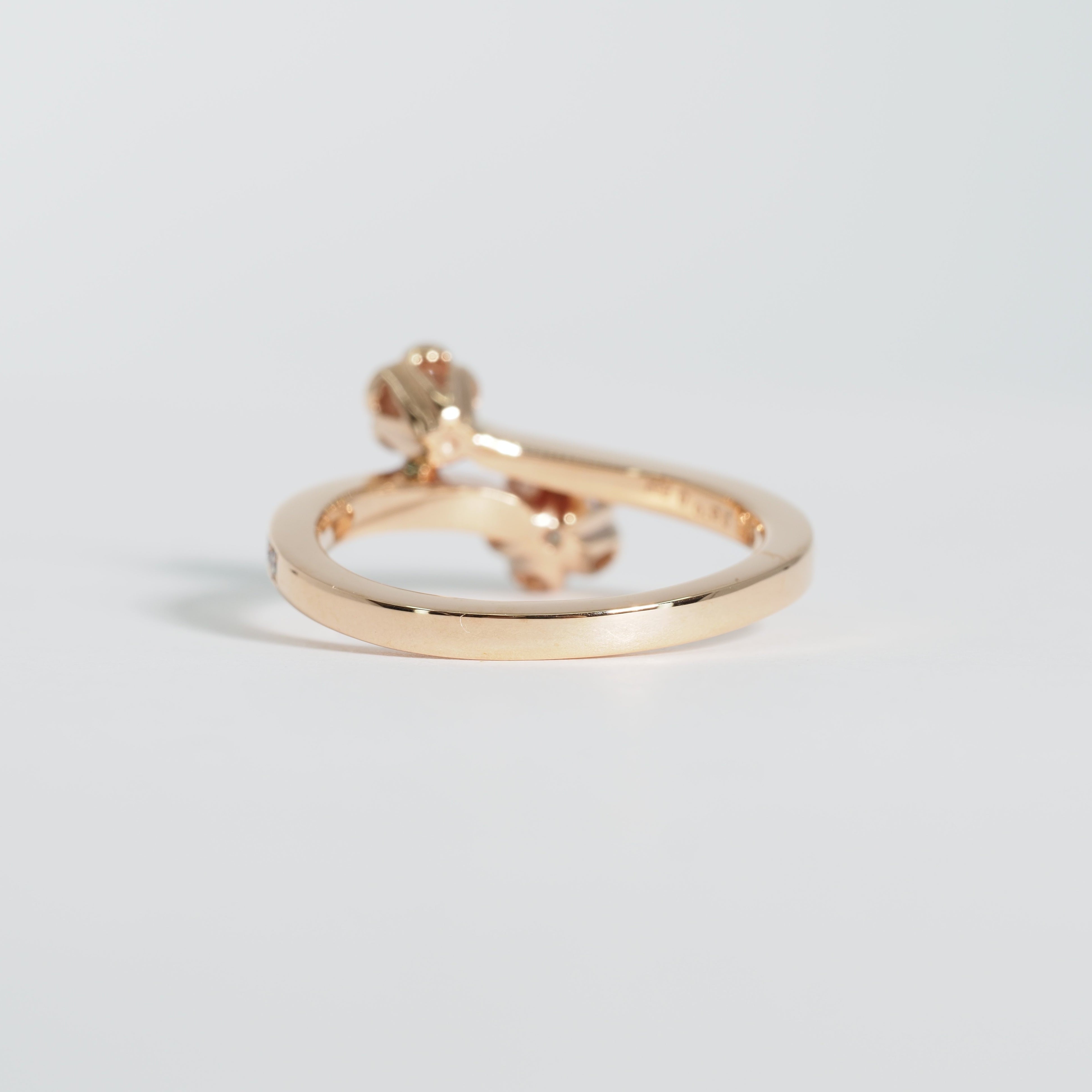 K18 クロス フラワー リング #11 – ALINA