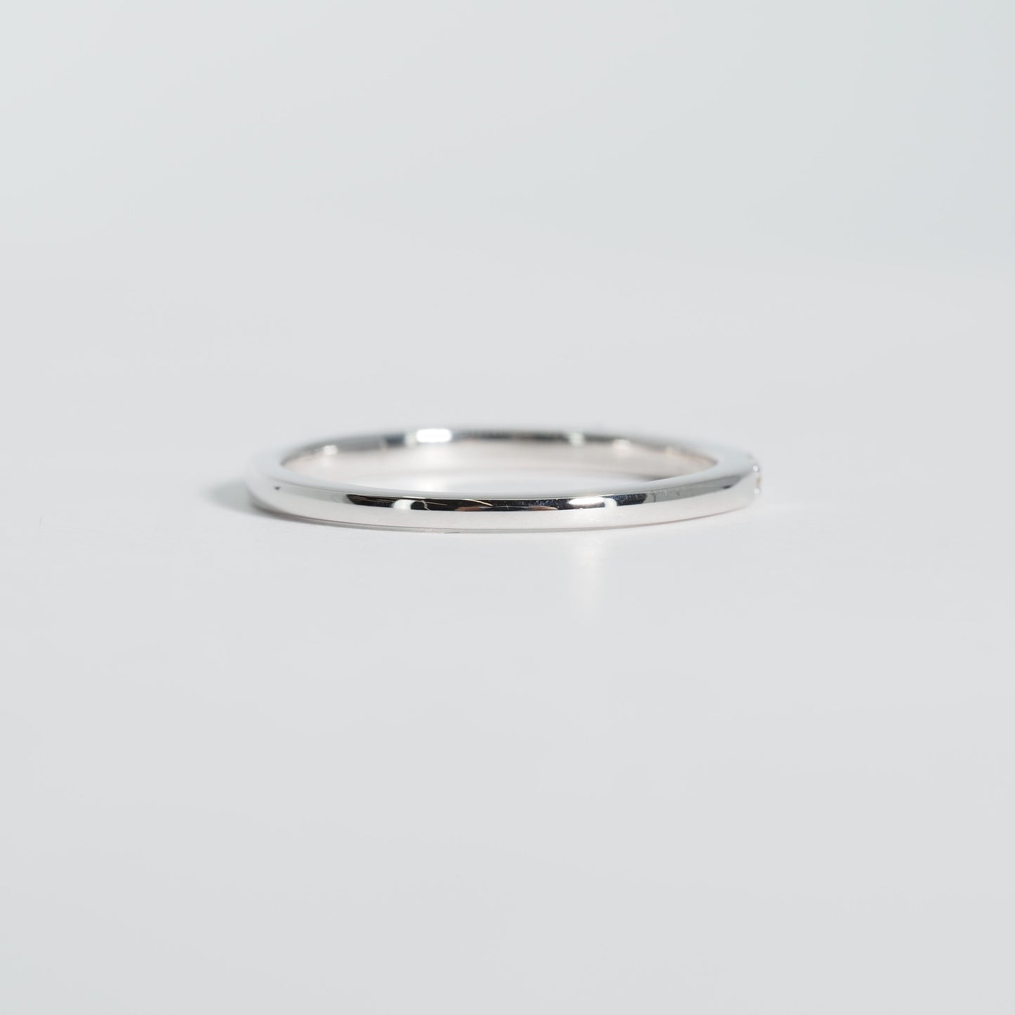 K18WG ハーフエタニティ ダイヤ リング #11