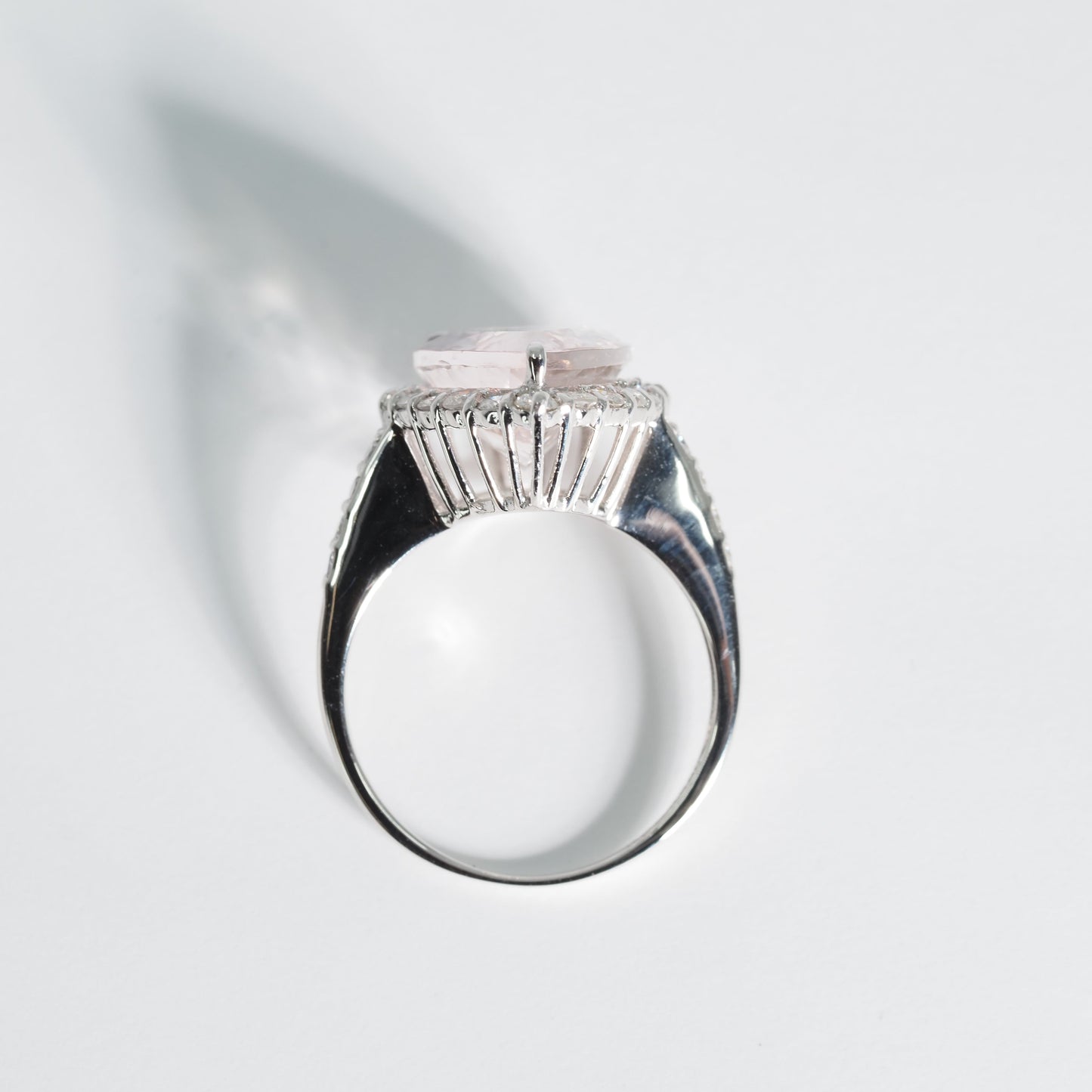 Pt900 モルガナイト リング #12