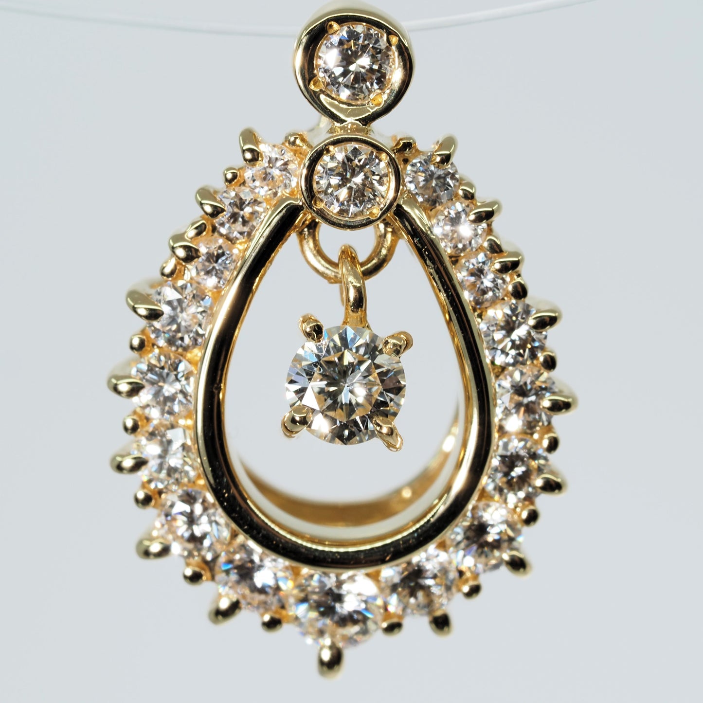 K18 ダイヤモンド ペンダントトップ