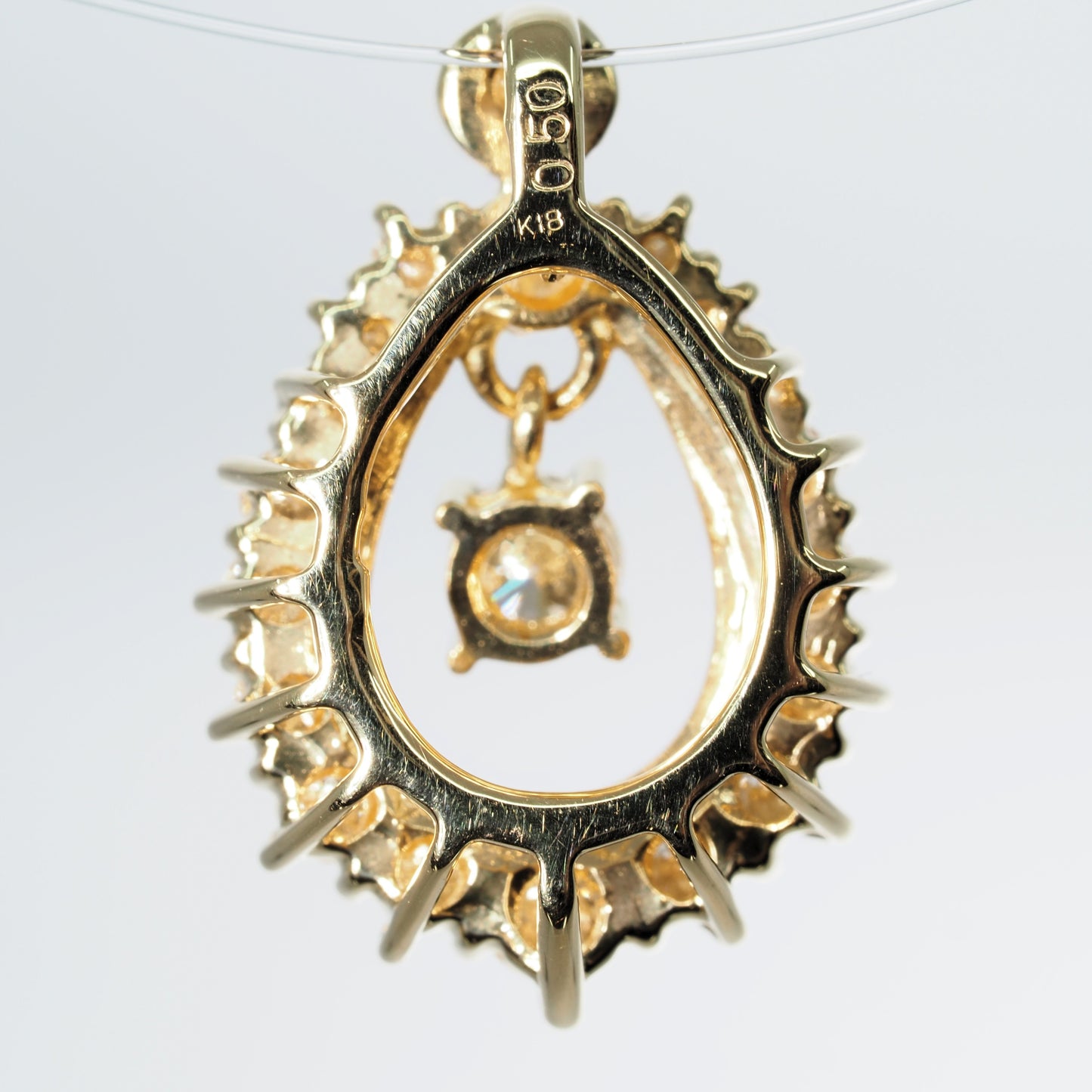 K18 ダイヤモンド ペンダントトップ