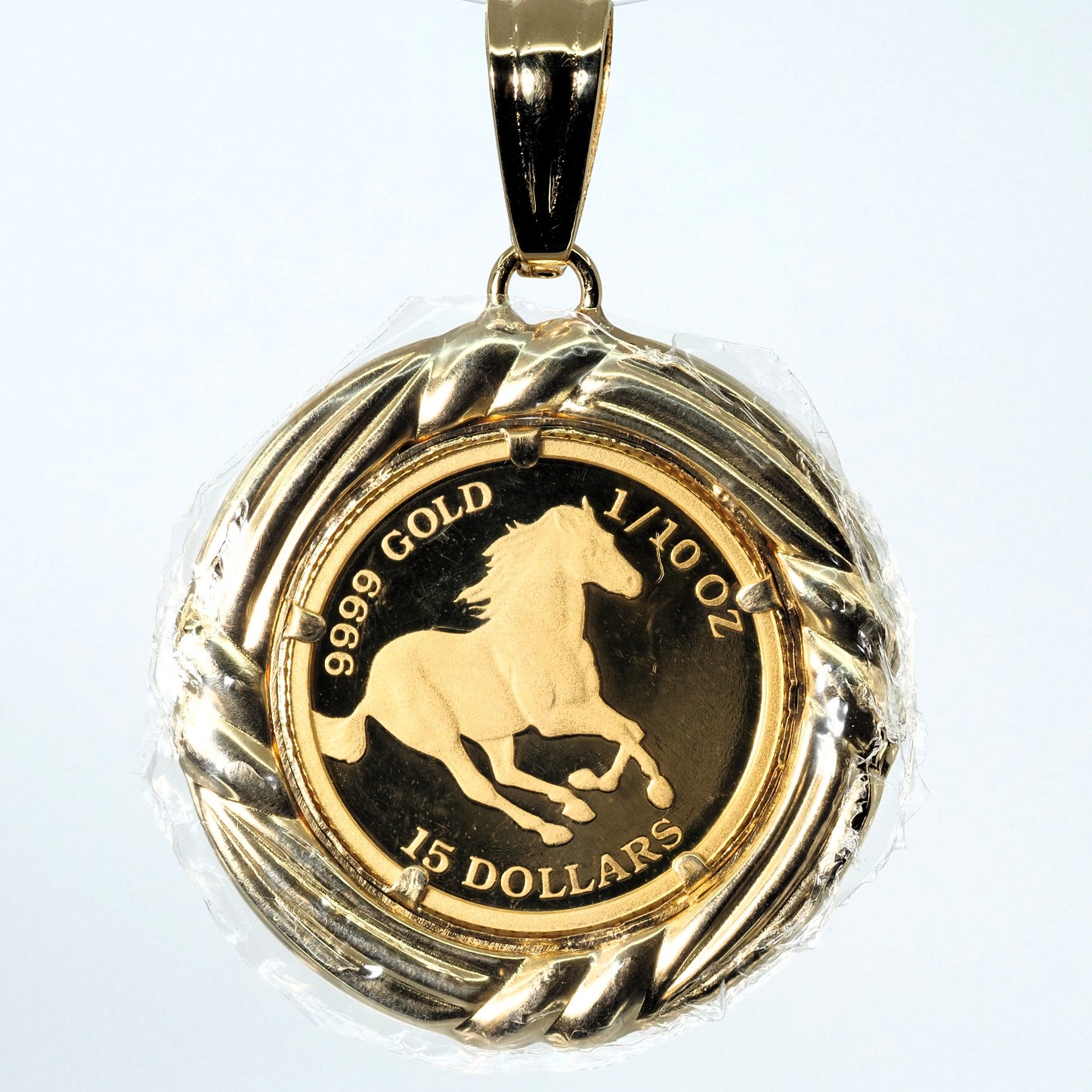 《 NEW IN 》K18 / 24 ホース 1/10oz コイン PD2