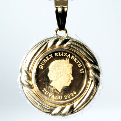 《 NEW IN 》K18 / 24 ホース 1/10oz コイン PD2