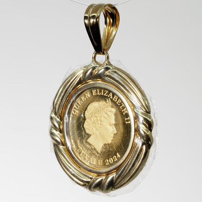 《 NEW IN 》K18 / 24 ホース 1/10oz コイン PD2