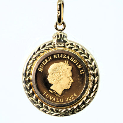 K18 / 24 ホース 1/25oz コイン PD4